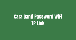 Cara Ganti Password WiFi TP Link